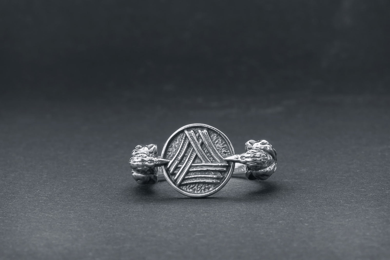 Bague Valknut et Hugin — Argent 925