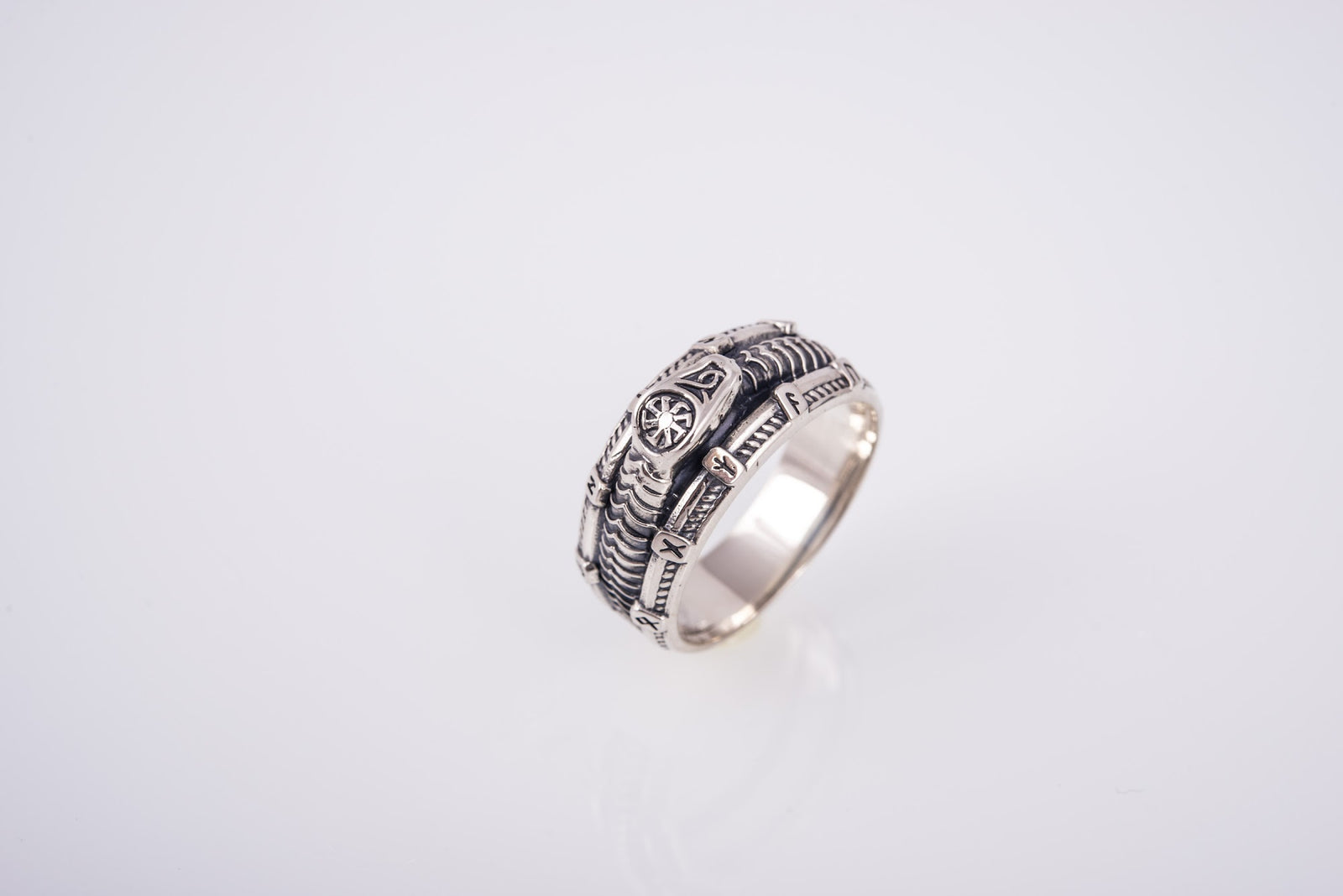 Bague Anneau Viking Gudrun — Argent 925