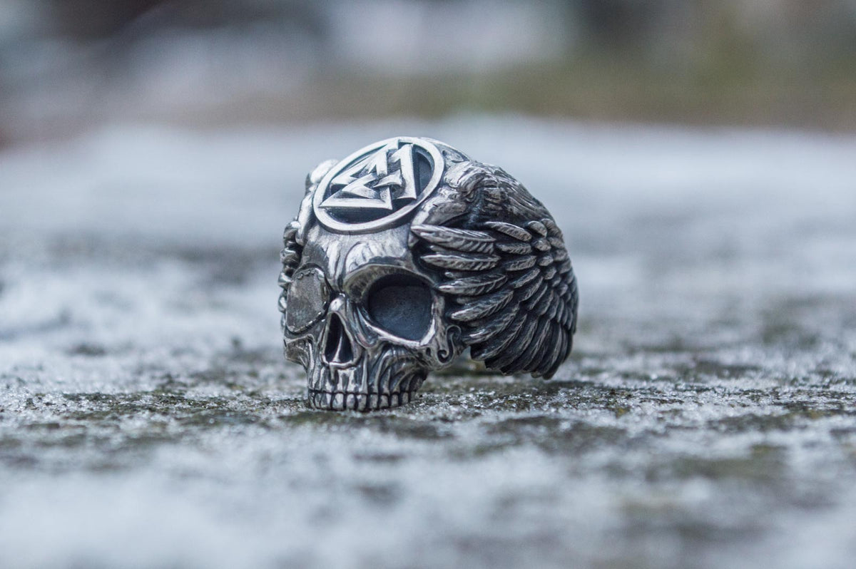 Bague Odin et Valknut — Argent 925