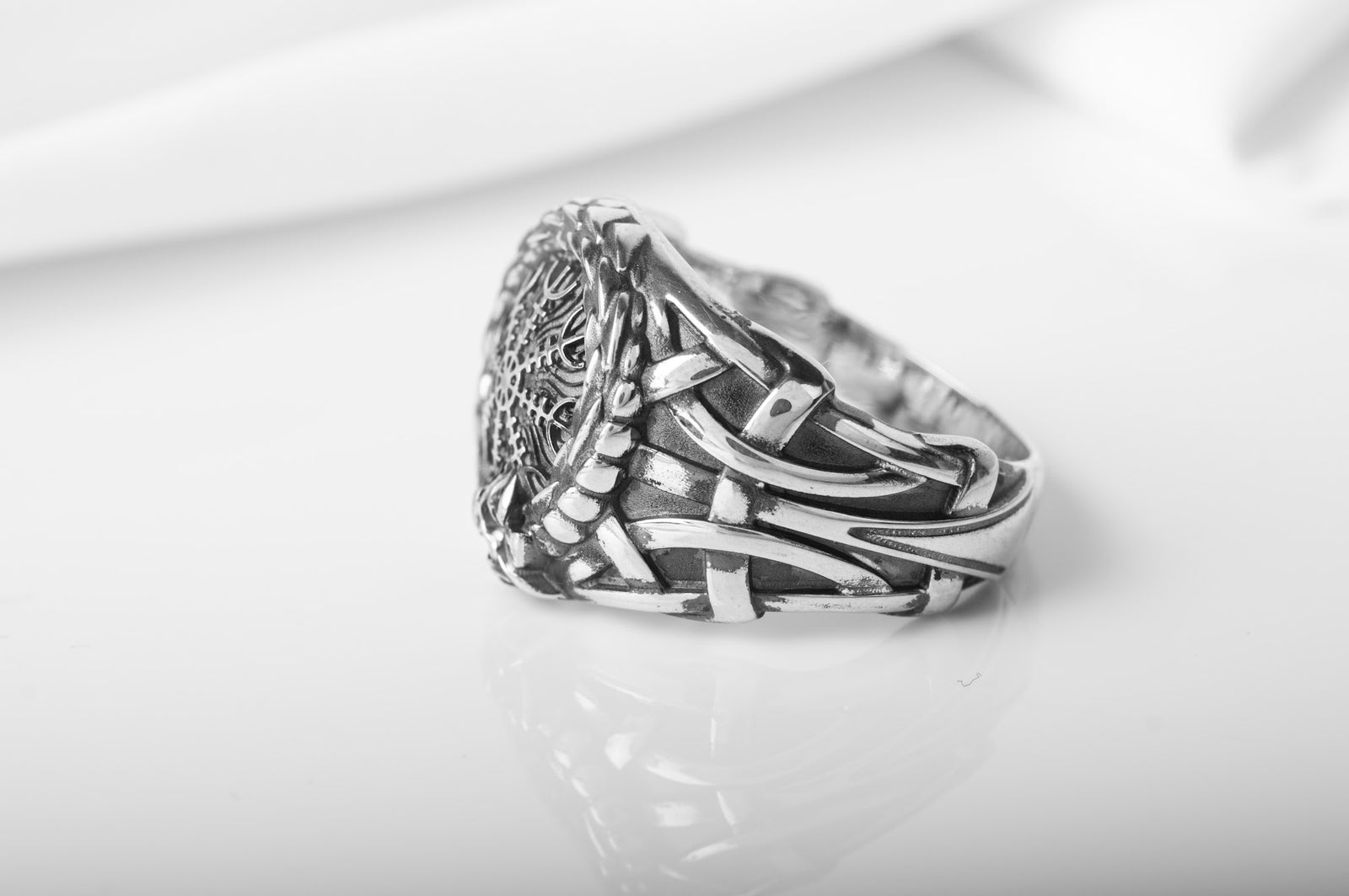 Bague Chevalière Viking Rollon — Argent 925