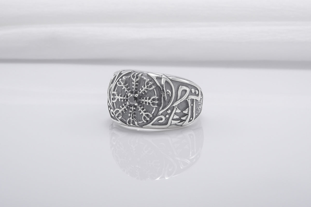 Bague Chevalière Viking Egil — Argent 925