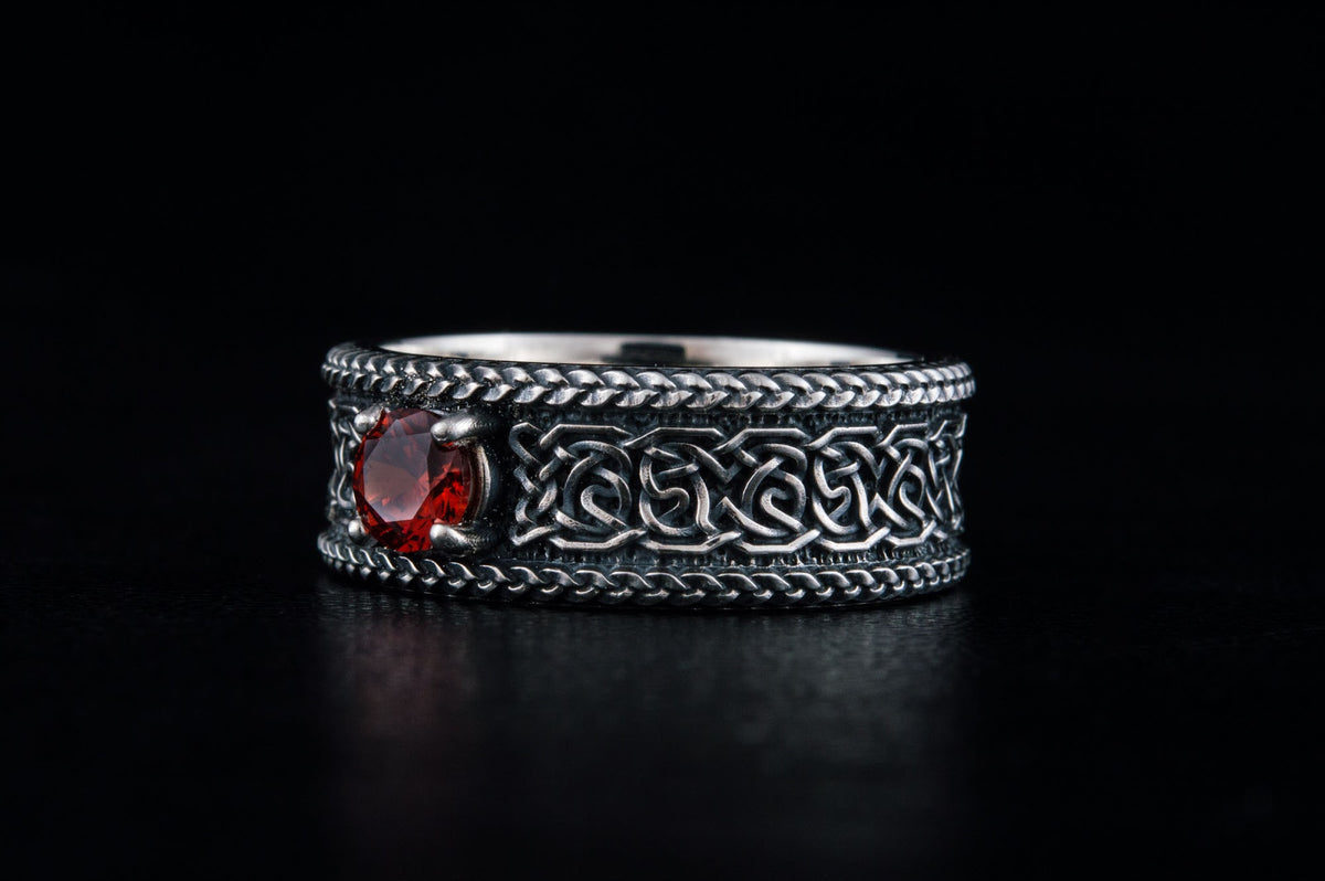 Bague Ornement Halvar — Argent 925