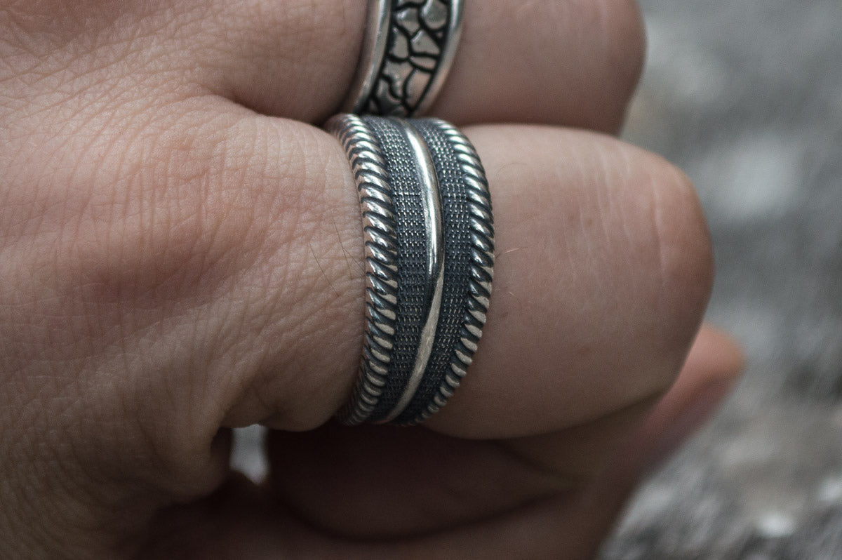 Bague Anneau Viking Floki — Argent 925