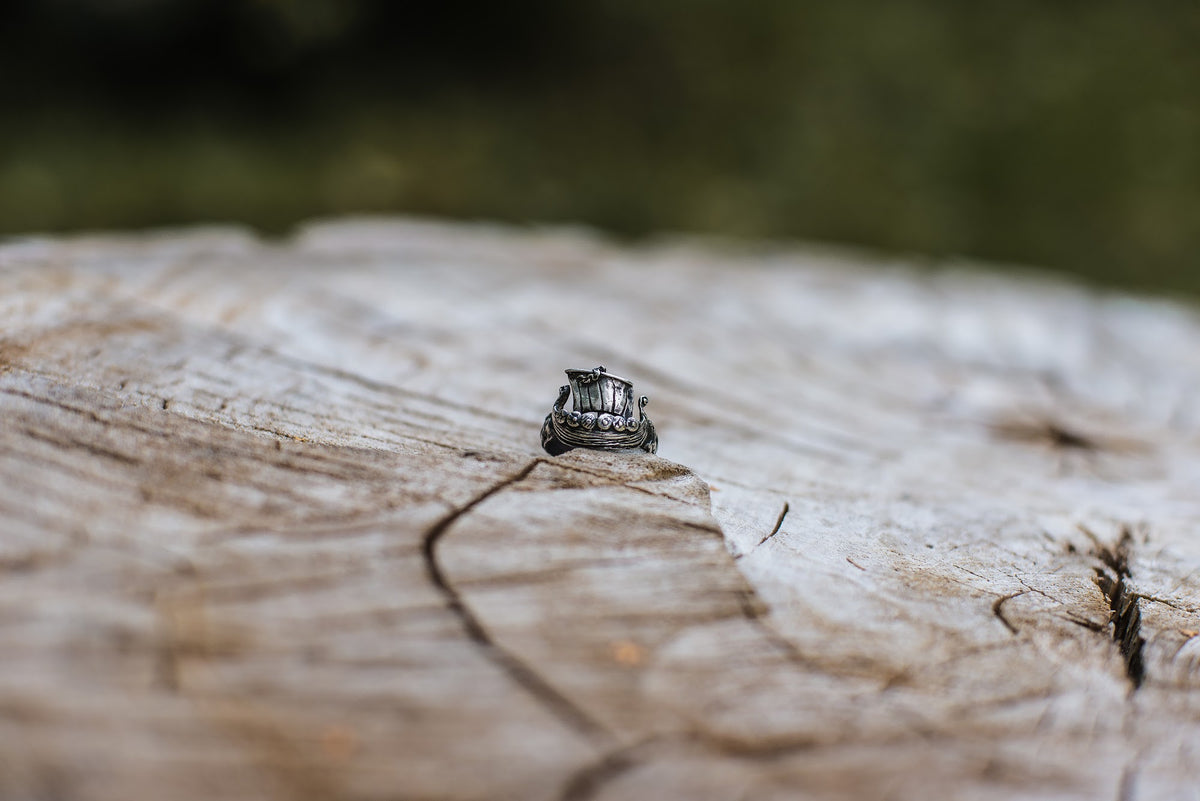 Bague Drakkar — Argent 925