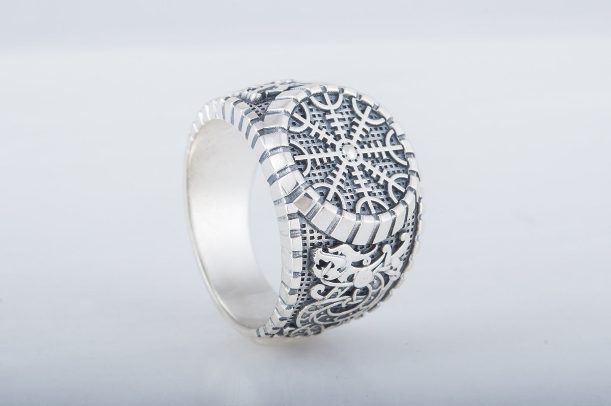 Bague Chevalière Viking Massive — Argent 925