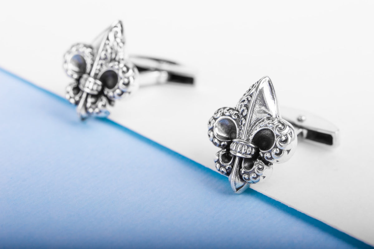 Boutons de manchette Marin Bergthor — Argent 925