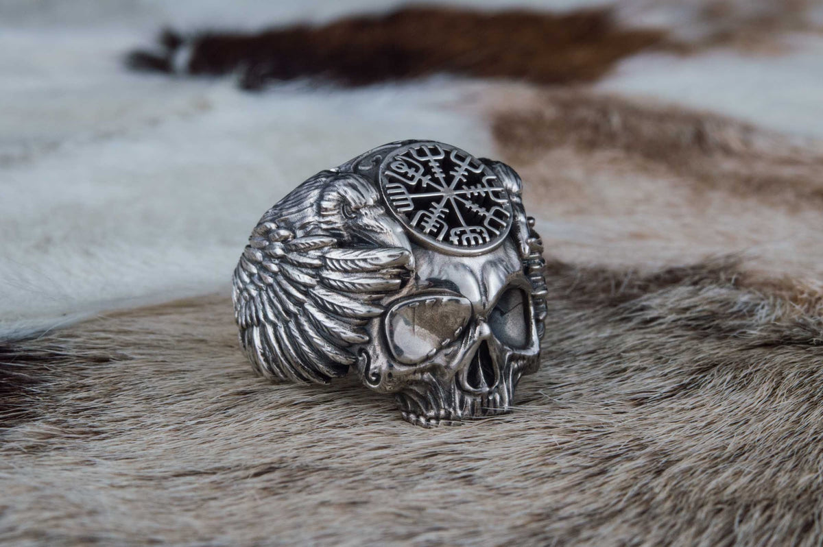 Bague Odin et Vegvisir — Argent 925