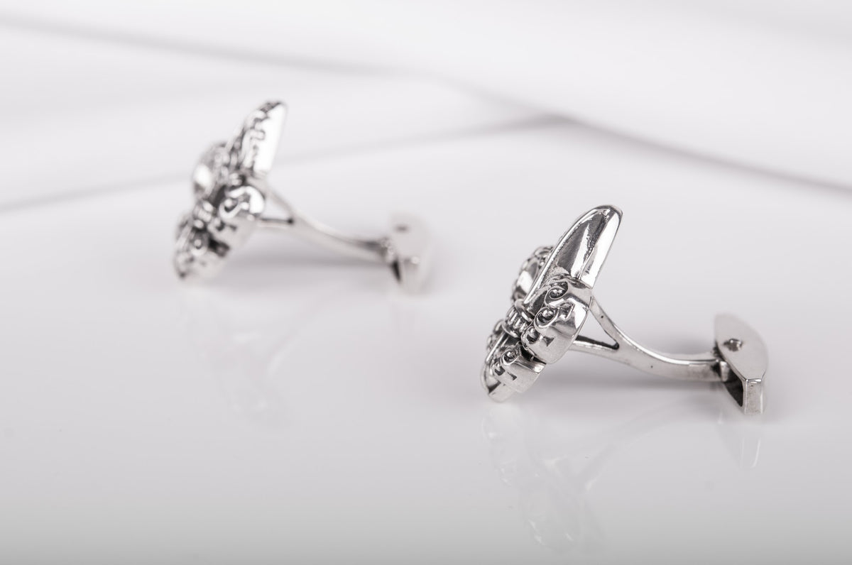 Boutons de manchette Marin Bergthor — Argent 925