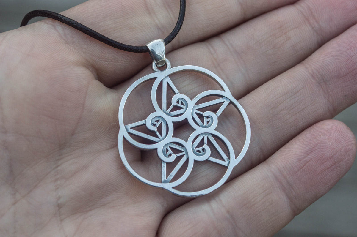 Pendentif Géométrique Bergthor — Argent 925