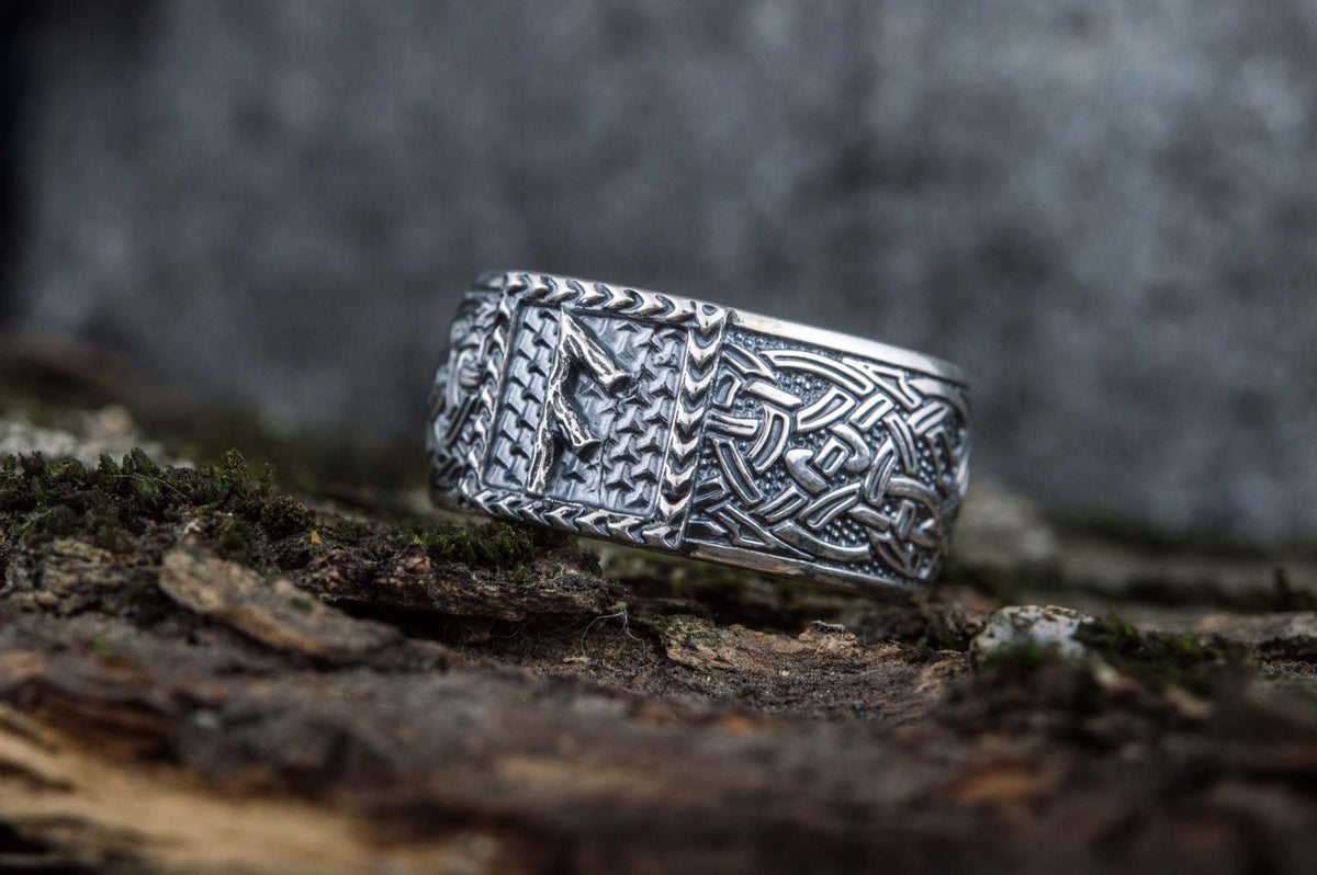 Bague Runique Bjorn — Argent 925