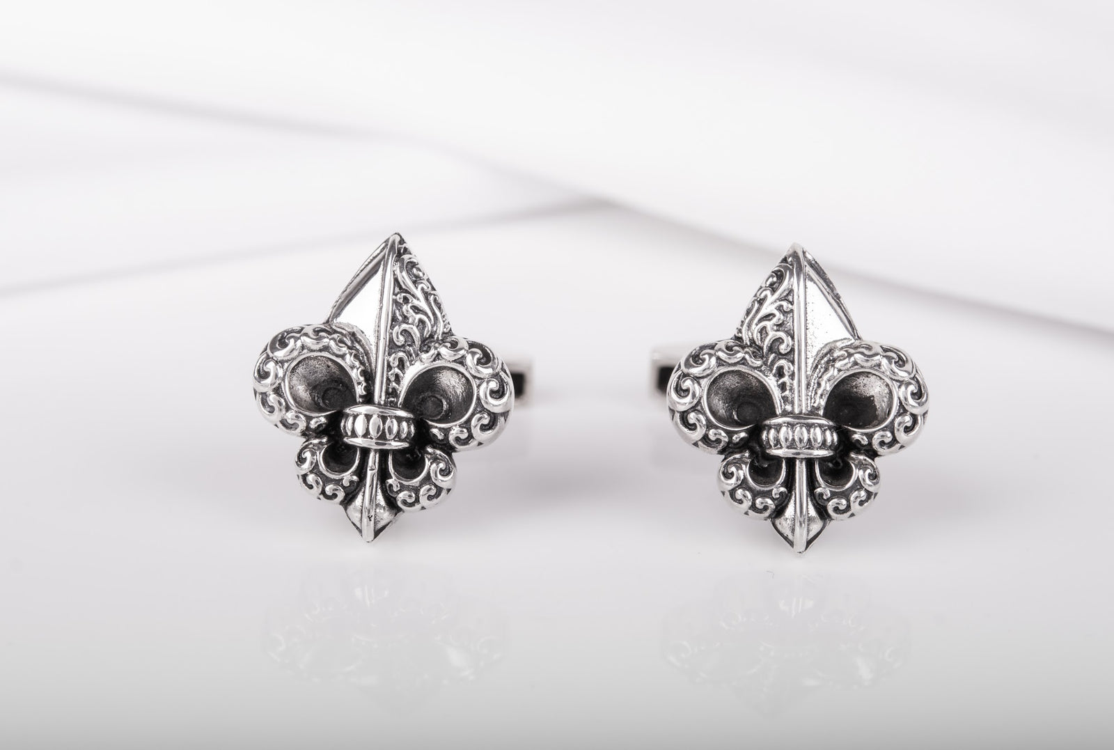 Boutons de manchette Marin Bergthor — Argent 925