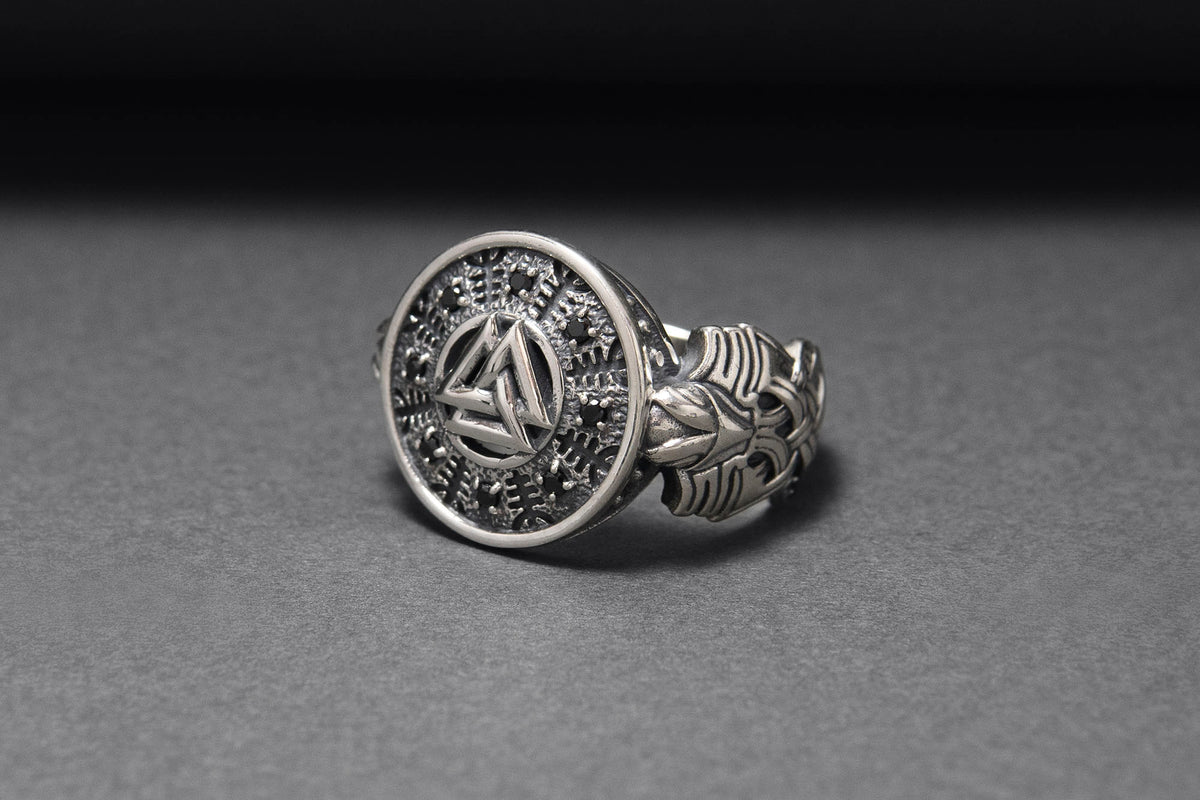 Bague Chevalière Viking Astrid — Argent 925