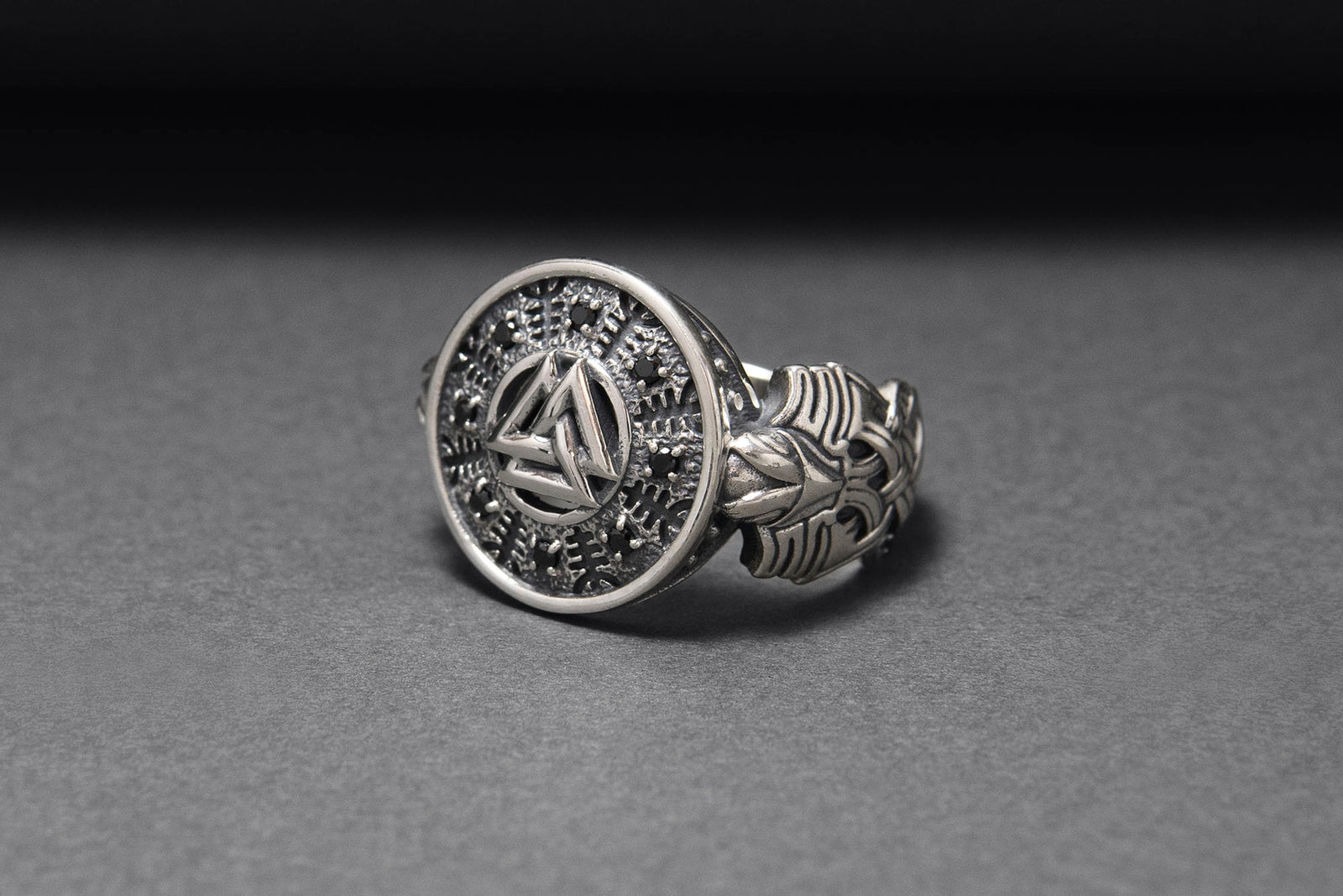 Bague Chevalière Viking Astrid — Argent 925