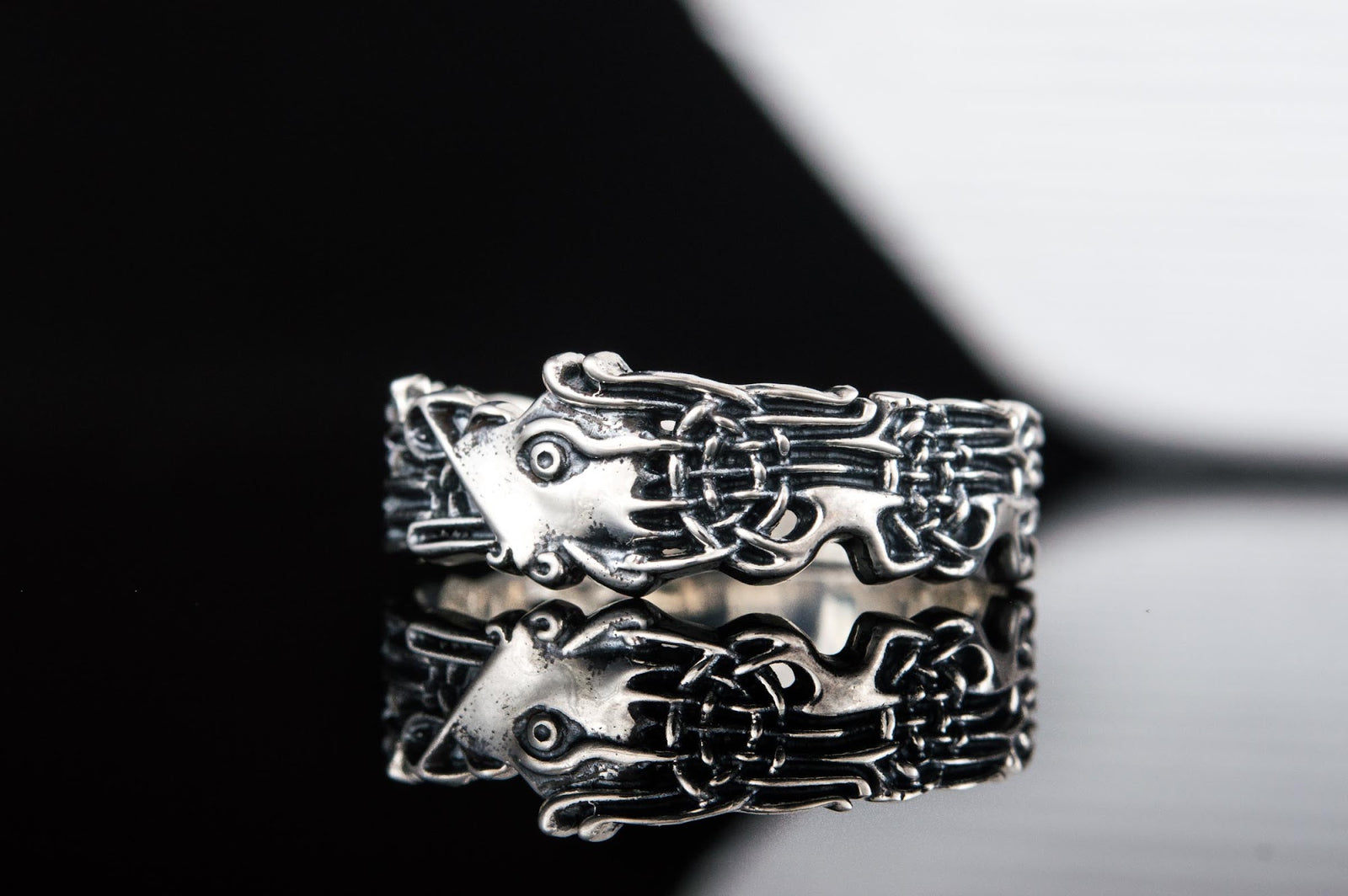 Bague Anneau Viking Gunnar — Argent 925