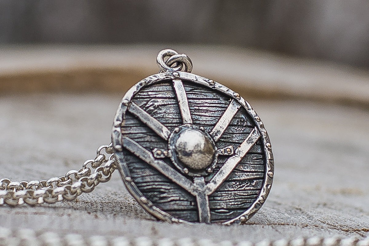 Pendentif Bouclier Bjorn — Argent 925