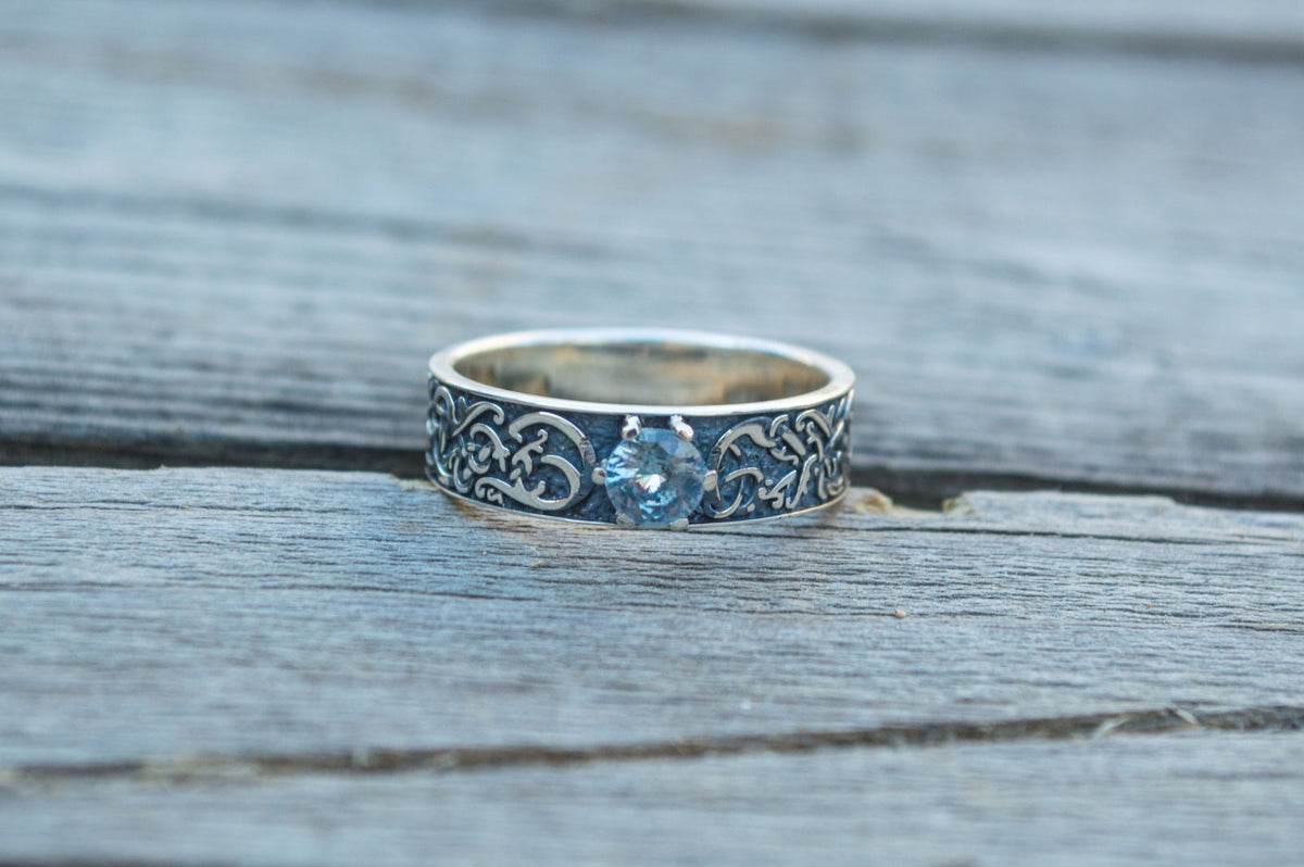 Bague Anneau Viking Olaf — Argent 925