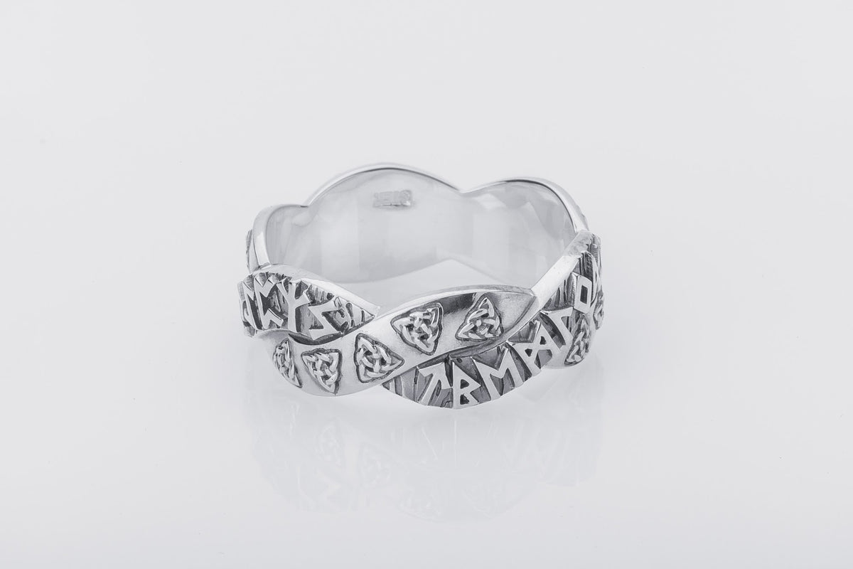 Bague Runique Gunnar — Argent 925