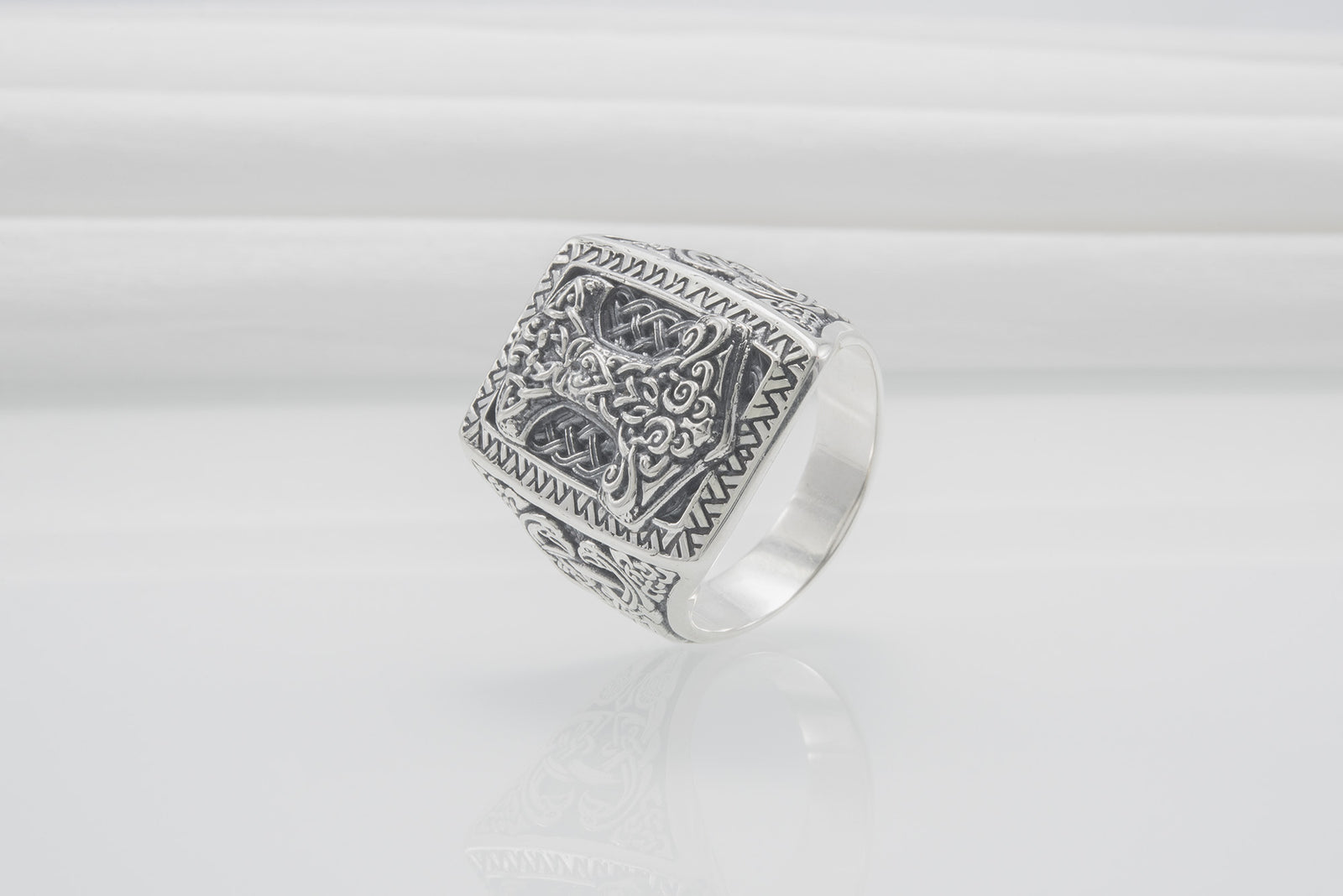 Bague Mjölnir et Chevalière — Argent 925