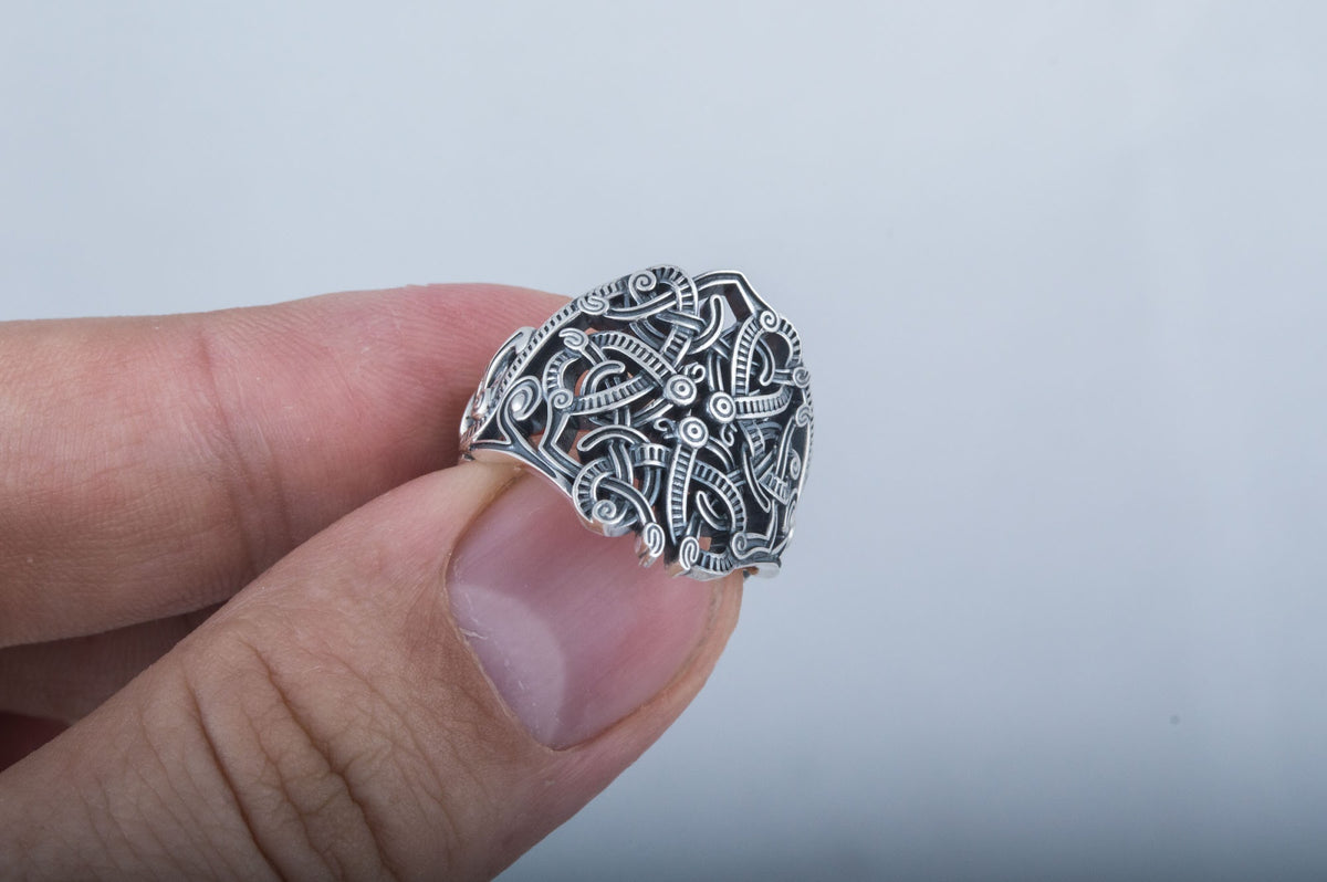 Bague Ornement Ketil — Argent 925