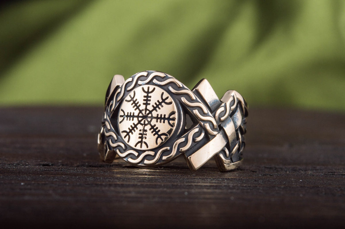 Bague Chevalière Alva — Bronze