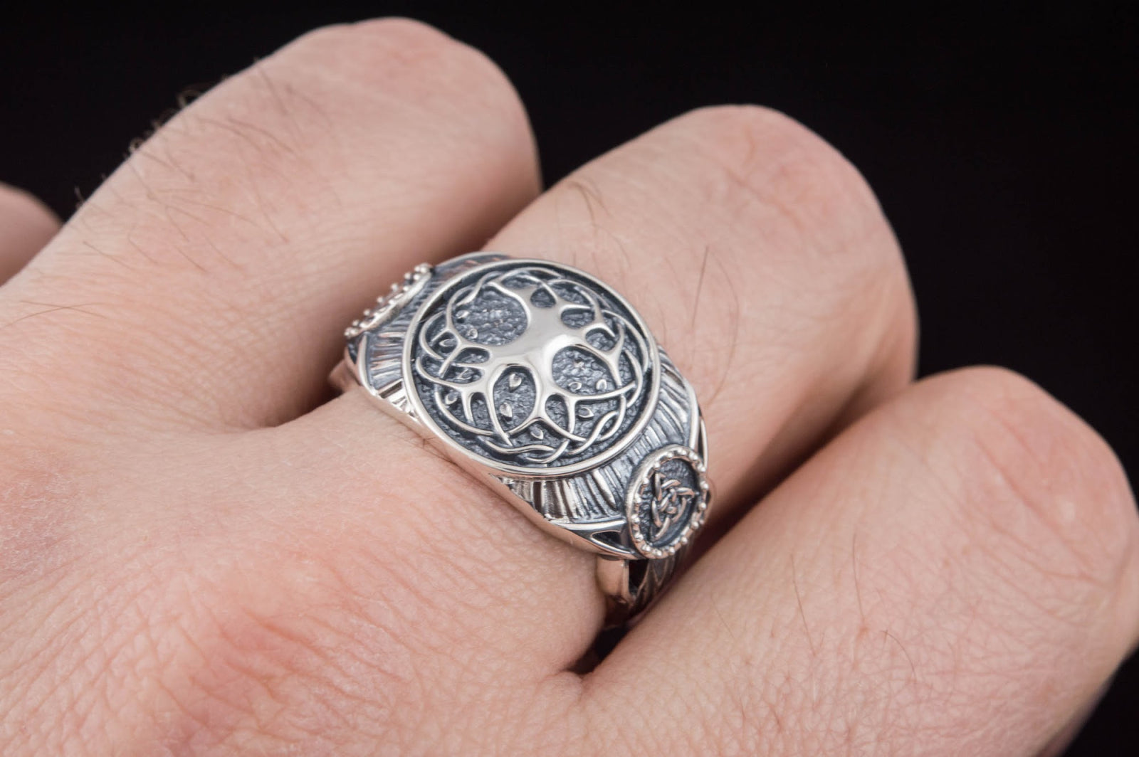 Bague Yggdrasil — Argent 925