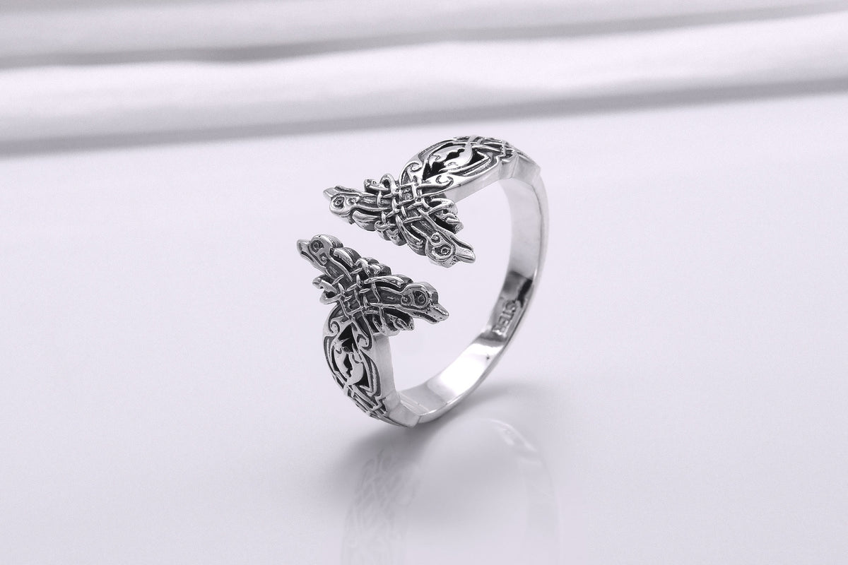 Bague Symboles Vikings Sigurd — Argent 925