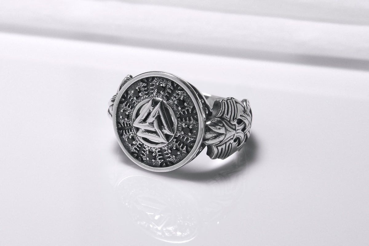 Bague Chevalière Viking Astrid — Argent 925