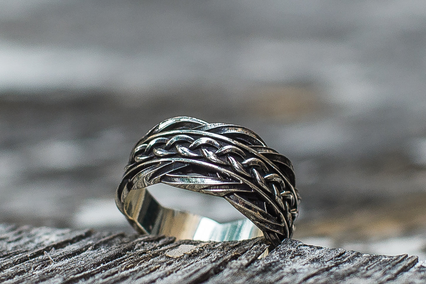 Bague Anneau Viking Ivar — Argent 925