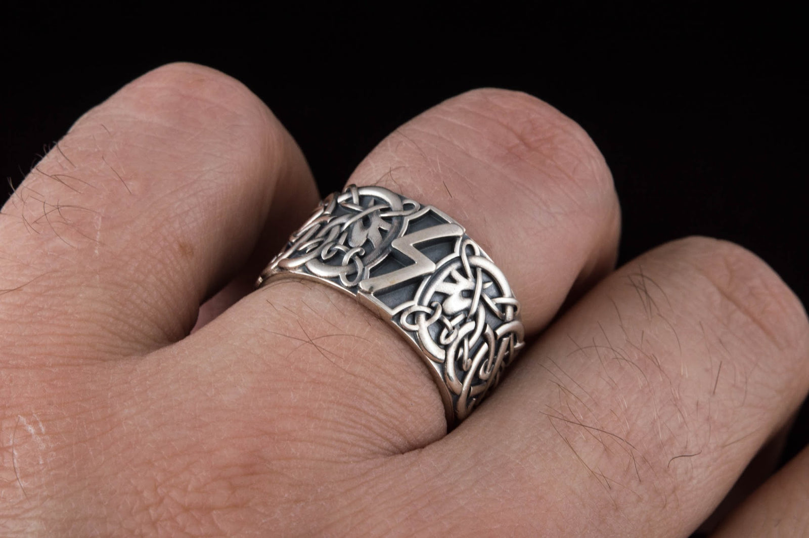 Bague Runique Erik — Argent 925