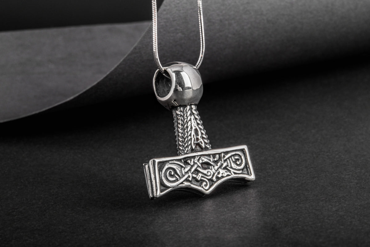Pendentif Mjölnir Bjorn — Argent 925