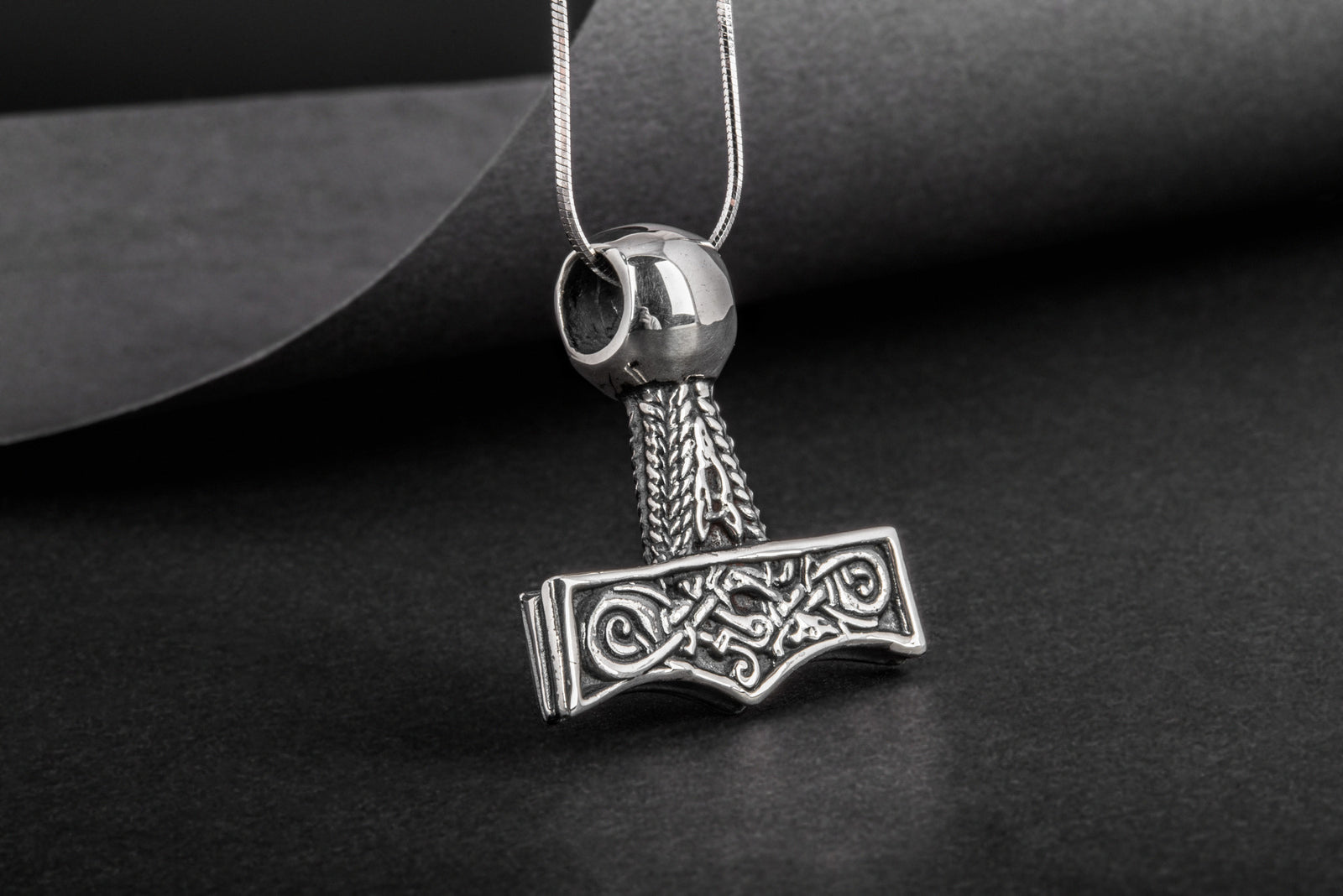Pendentif Mjölnir Bjorn — Argent 925