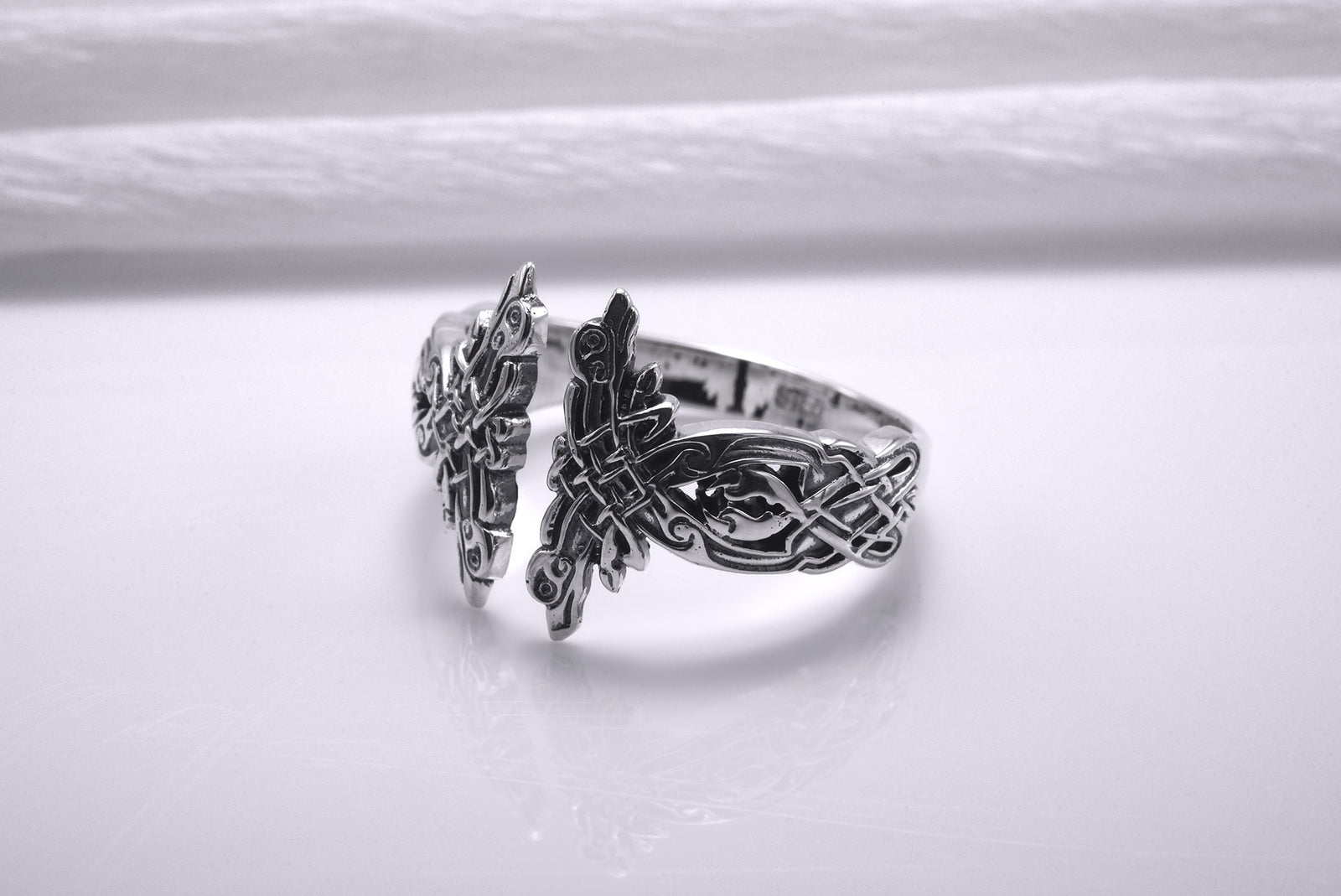 Bague Symboles Vikings Sigurd — Argent 925