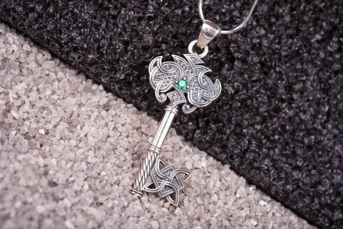 Pendentif Clé Bergthor — Argent 925