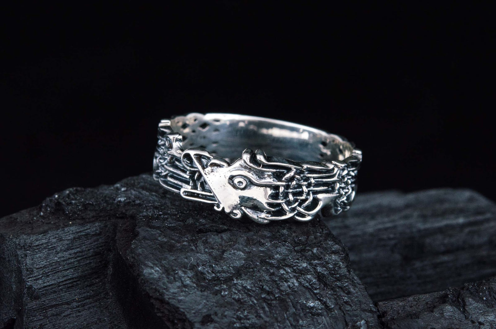 Bague Anneau Viking Gunnar — Argent 925