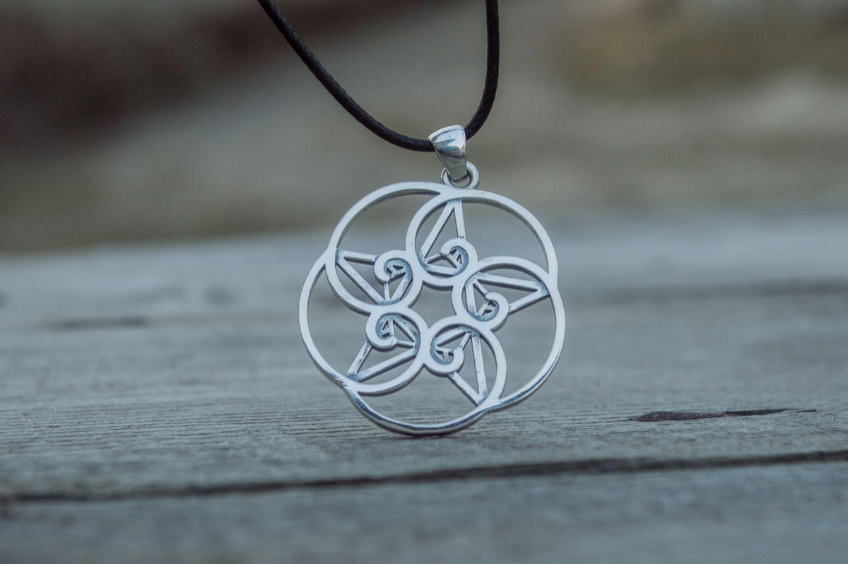 Pendentif Géométrique Bergthor — Argent 925