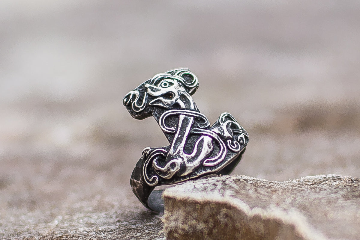 Bague Mjölnir — Argent 925
