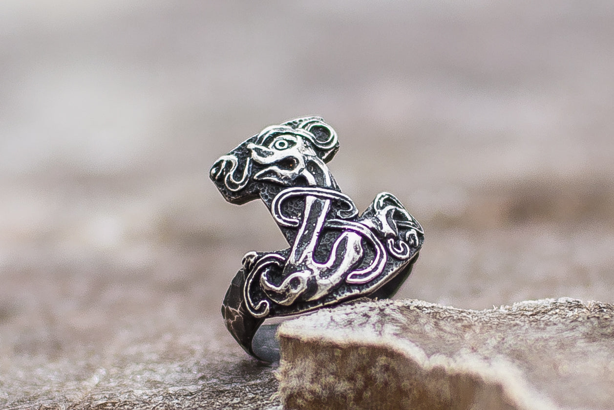 Bague Mjölnir — Argent 925
