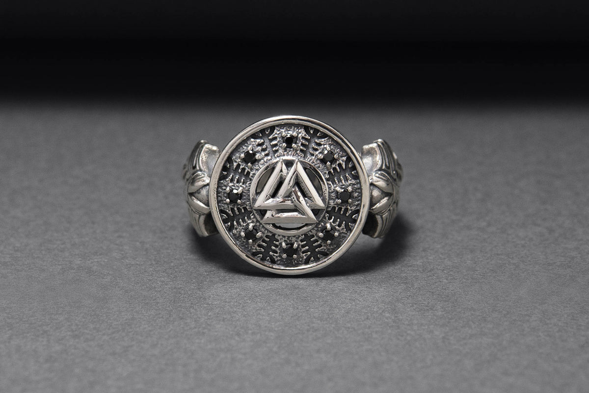 Bague Chevalière Viking Astrid — Argent 925