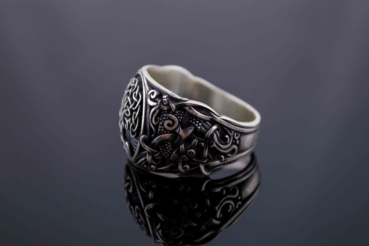 Bague Yggdrasil et Style Mammen — Argent 925