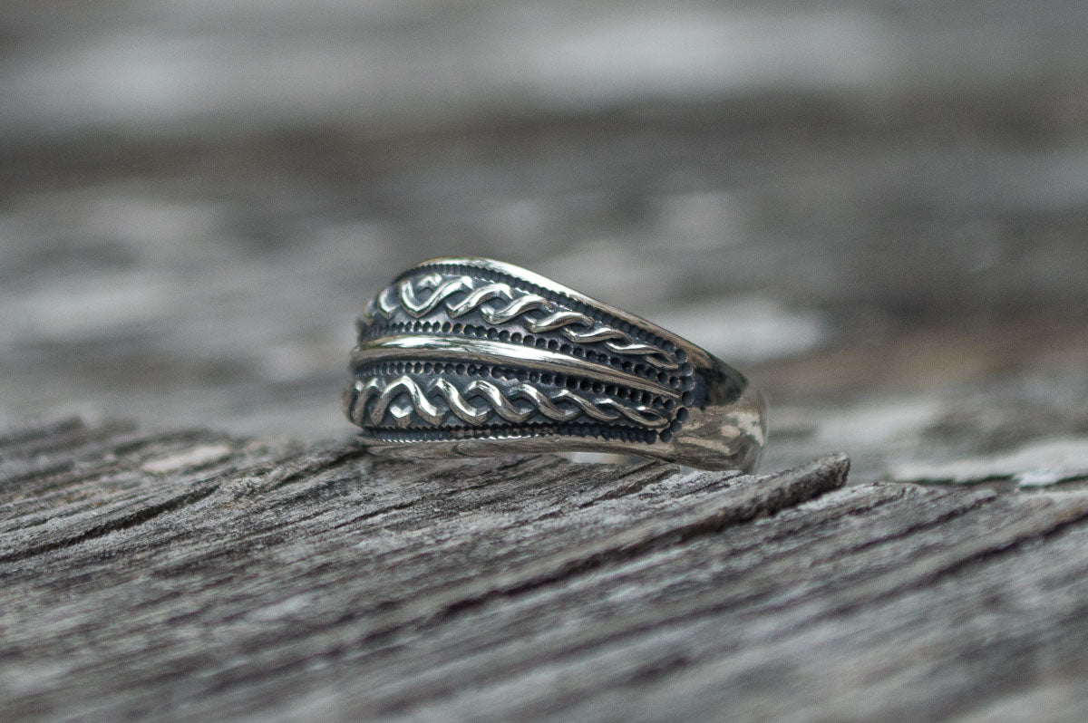 Bague Anneau Viking Ulf — Argent 925