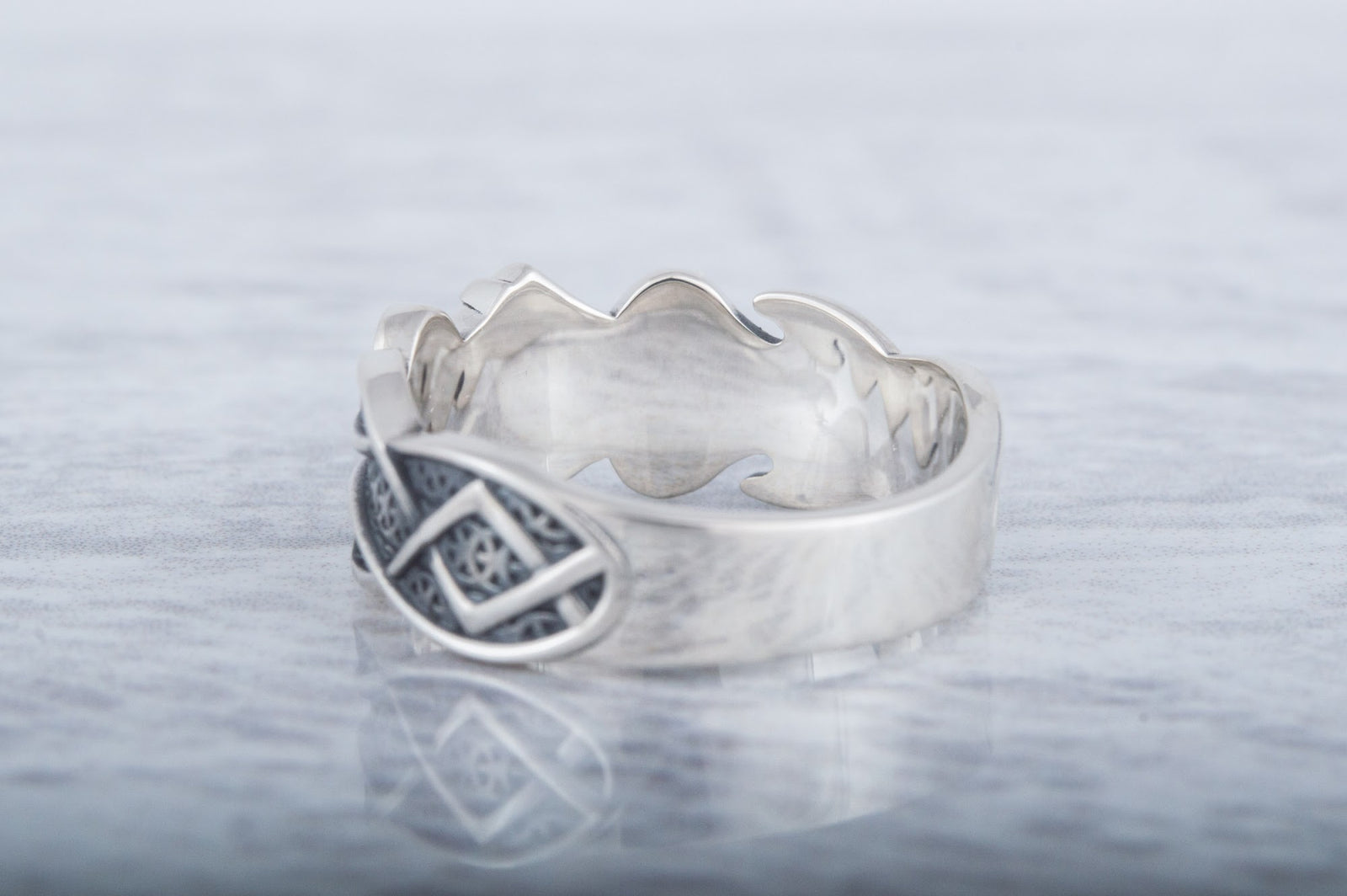 Bague Rune et Ornement Ivar — Argent 925