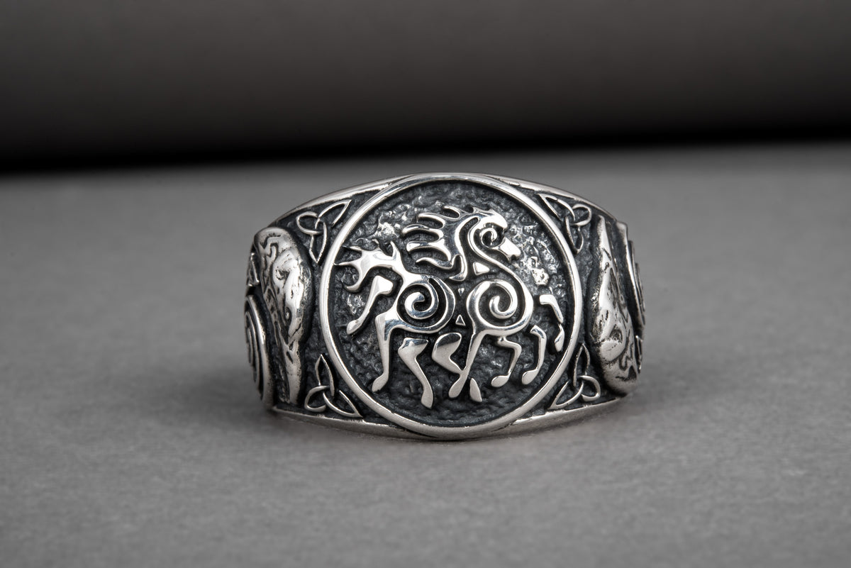 Bague Viking Berserker — Argent 925