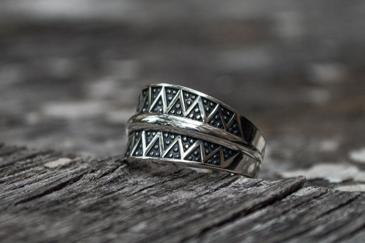 Bague Anneau Viking Sigurd — Argent 925