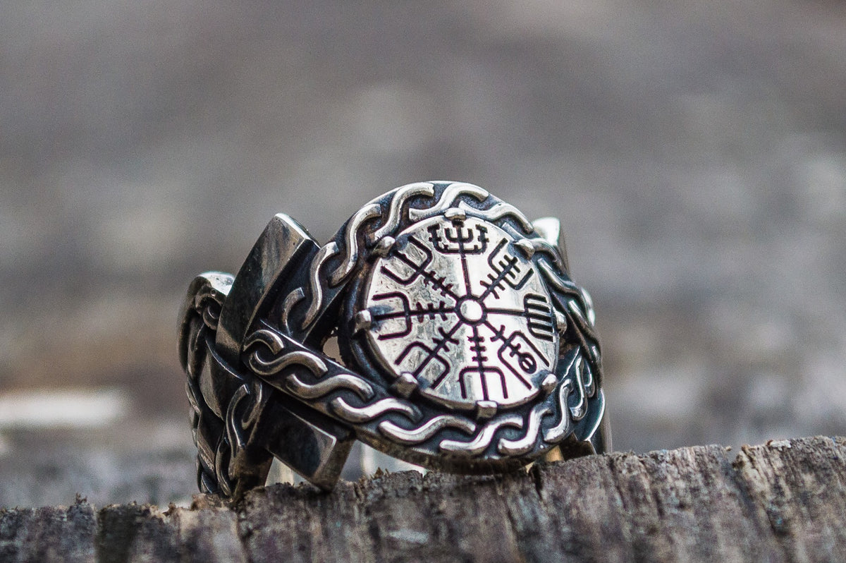 Bague Chevalière Viking Ivar — Argent 925