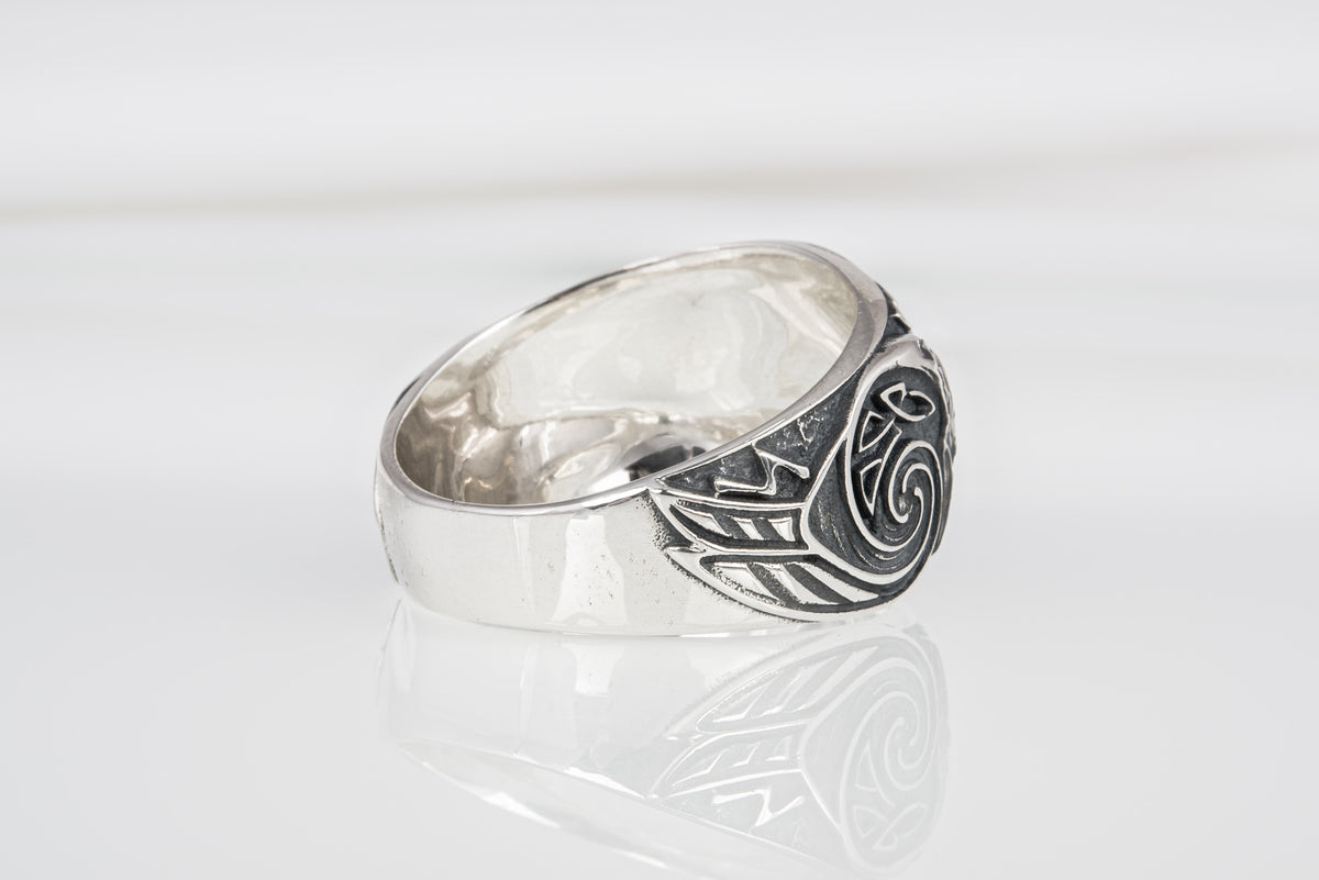 Bague Viking Berserker — Argent 925