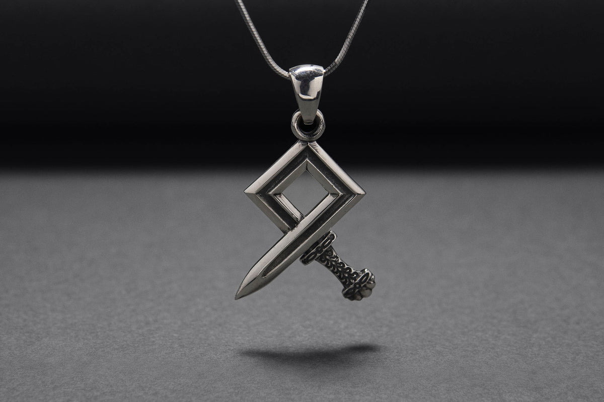 Pendentif Épée Viking — Argent 925
