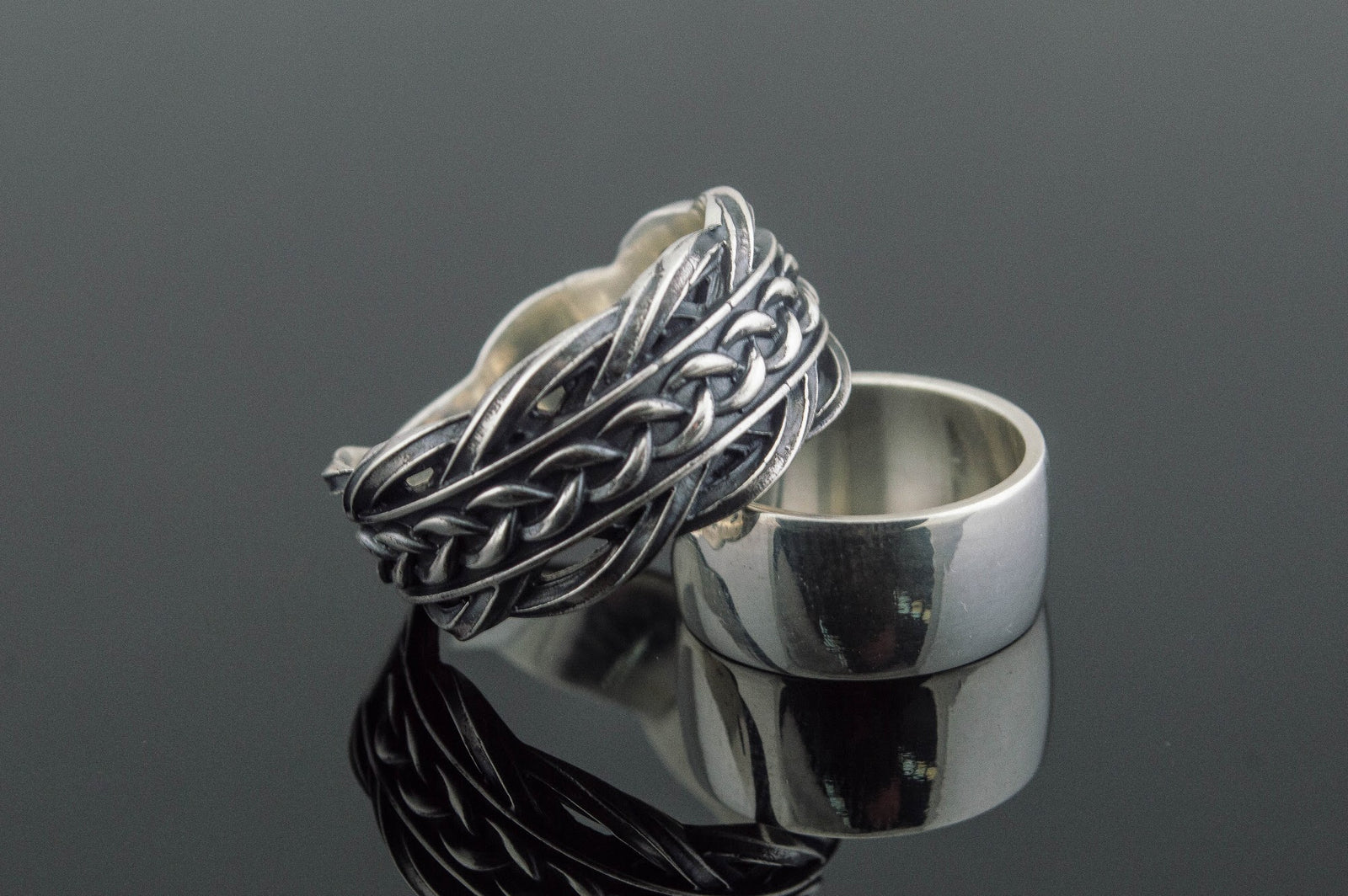 Bague Anneau Viking Ivar — Argent 925