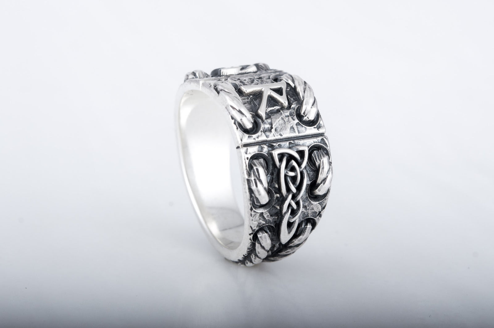 Bague Runique Ulf — Argent 925