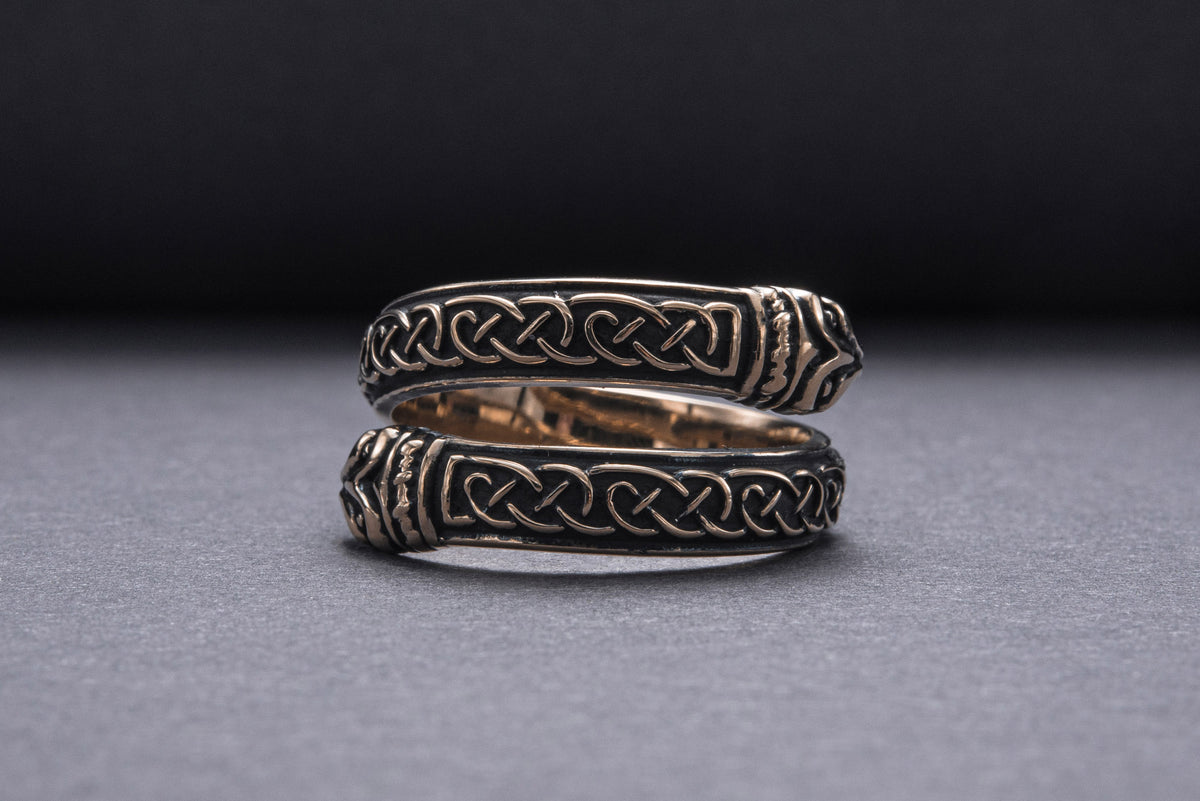 Bague Serpent — Bronze