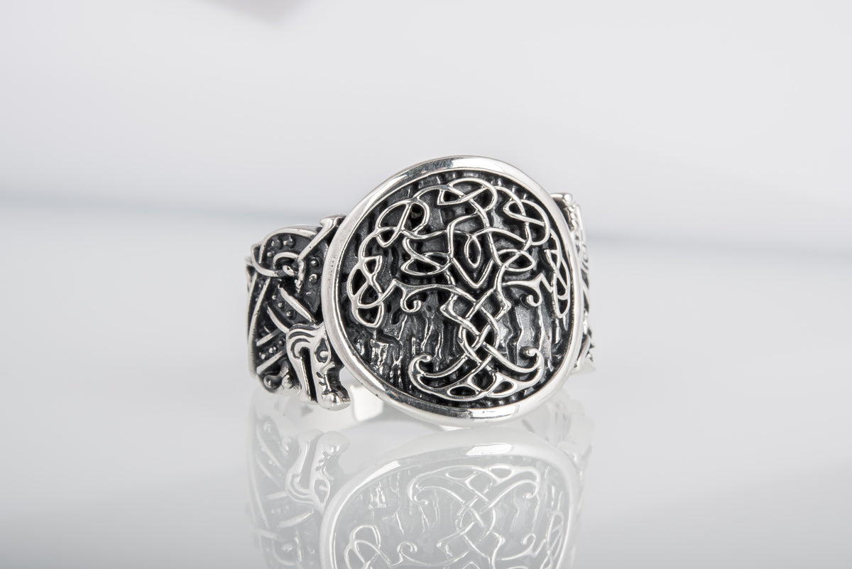 Bague Chevalière Viking Torvald — Argent 925
